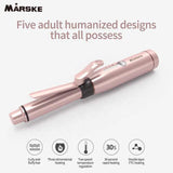 Portable Cordless Hair Curler and Straightener Wireless Rechargeable Curling Iron 2 Adjustable V888-ELOSUNG13539