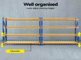 Giantz 4Mx2M Garage Shelving Warehouse Rack Orange WR-F-20206-200BO-ABCX2