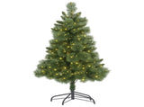 Christabelle 1.2m Christmas Tree Cashmere Pine 4ft Pre-Lit LED Lights CMT-LED-NPB-4FT