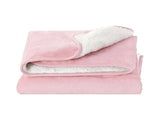 Giselle Electric Throw Rug Dual Side Fleece Flannel Heated Blanket Pink EB-C-THROW-RUG-DS-PK