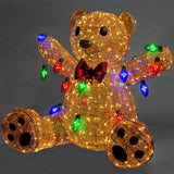 Christabelle 1.5m Christmas Teddy Bear Indoor Outdoor Display Decoration LED Lights Front Yard 112_SB11