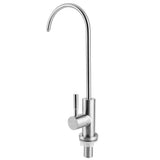 G1/2in 304 Stainless Steel Kitchen Drinking Water Tap Faucet for RO Water Filtration System V1294-YM0901-3112200107611