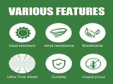 4pcs Tree Insect Barrier Pe Insect Net For Farm Courtyard 1.5 x 1m V1294-YM0523-220423DJ0130