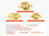 Cymbal Pack, 3 Pieces Cymbals for Drum Set, Alloy Cymbals Drum Set Includes 35.5 cm Hi-Hats, 40 cm V952-CPTZCPTZ3ZXGGQ223001V0