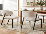 Artiss Dining Chairs Set of 4 Linen Fabric Soft Upholstered Chairs Beige DINC-KJ-7016-BGX4