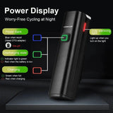 USB Rechargeable Bicycle Light Set Black V728-OBA1005005745402707
