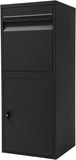 Big Outdoor Mailbox Parcelbox Pillar Letterbox 410x380x1200mm V957-MS-1195-BIG