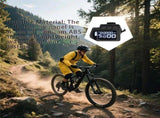 LCD instrument panel for bicycles, waterproof 6-pin connector, for Bicycle, Scooter and Motorcycle V1189-LC-QP-00703