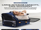 Pet Carrier Backpack for Travel, Hiking, and Vet Visits Breathable Mesh Design with Reflective V1341-ZY-5TSDRNGF-ROSE