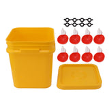 Automatic Chicken Waterer Cup with 12L Handheld Barrel Poultry Drinking Equipemnt for Goose Duck V1294-YM0706-3111230182712