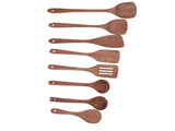 8Pcs Kitchen Tools Set Wooden Spatula Shovel Spoons Mixing Stirring Serving Utensils V1294-YM0901-3118210116011
