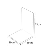 16 Pieces Bookends,Clear Acrylic Bookends for Shelves,Heavy Duty Book Ends and Desktop V1366-AZ2-W-07173