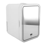 Portable Mirrored Beauty Fridge Withing 8L Mini Fridge Skin Care Makeup Storage with Mirror V1294-YM0901-3113240145612