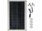 20W Flexible Polycrystalline Solar Panel Controller Dual USB Solar Charger for Car RV Marine Boat V1294-YM0710-3111210207611