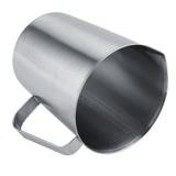 2000ml Large Stainless Steel Measuring Cup Mug Milk Frothing Pitcher Jug for Latte Coffee Art V1294-YM0727-JY09489