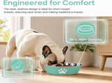 3 Pack Stainless Steel Dog Bowls with Non-Slip Bottom, Food Water Bowls for Dogs and Cats, Easy to V1237-ZY-917-102