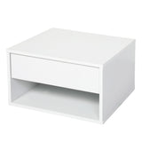 Levede 2 Floating Bedside Tables Side Table Storage Nightstand Bedroom Cabinet NI1080-WH-AU