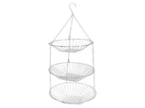 3 Tier Kitchen Hanging Fruit Basket Iron Wire Fruit Vegetable Flower Hanging Storage Basket for V1294-YM0626-3117220280711