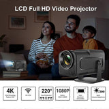 Mini Home Cinema Projector, Native 1080P, 4K Supported V1263-JX-4587