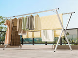 Levede Adjustable Clothes Drying Airer Foldable 150-240cm CR1015-2.4M