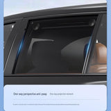 4 pack 40*45cm Retractable Car Window Sunshade with Suction Cups - Heat Insulating Black PVC Mesh V888-ELOSUNG56809