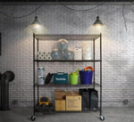 Modular Wire Storage Shelf 1500 x 350 x 1800mm Steel Shelving 841401