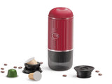 Electric Portable Coffee Maker Compatible with NS Pods and Ground Coffee 19 Bar 100W Wireless V1294-YM0901-H48037R