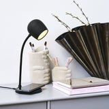 Kreafunk Ellie Lamp W/ Qi Charger And Bluetooth Speaker - Black V398-KFEW02