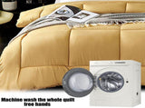 Quilted Down Blanket 150x200cm All Season Lightweight Soft Warm Machine Washable Four Season Bed V1192-AZ-W-21663