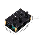 Audio Mixer, 4 Input 1 Output Low Noise Sound Board Console Portable Passive Stereo Audio Mixer V1192-AZ-W-14518