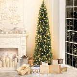 Jingle Jollys Christmas Tree 2.1M Corner Xmas Tree Party Decorations 430 Tips XM-TR-SLIM-7FT-CORNER-LED