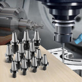 CAT40 Holder ER 16/32 Set, 35 PCs, SLN FMB ER16/32 APU Tool Holders Spring Steel V952-CATDBCAT40ERJEC38V0