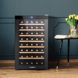 Devanti Wine Fridge Cooler 51 Bottles WC-51B-BK