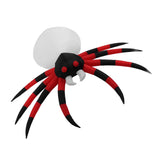 Inflatable Decor 7.9ft Spider Outdoor with LED Light Large Spider Prop Halloween V1294-YM0901-3115230077211