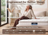 Giselle 20cm Firm Single Mattress Pocket Spring for Bedroom or Guest Room MATTRESS-E-NATURAL-20-S