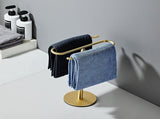 Golden towel rack bracket, independent towel rack, SUS304 stainless steel towel rack bracket, V1370-AZ4-03533