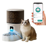 Smart Camera Pet Feeder with HD Camera, 4L Automatic Dog & Cat Food Dispenser with Wi-Fi, 2-Way V1107-134-61560