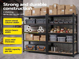 Giantz 2-Rack Garage Shelving 1.5X0.7m Warehouse Shelves Storage Rack Pallet Racking WR-E-7X15-GVN-BKX2