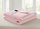 Giselle Electric Throw Rug Dual Side Fleece Flannel Heated Blanket Pink EB-C-THROW-RUG-DS-PK