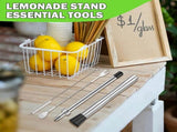 6 Pcs Straw Puncher and Muddler for Plastic Lids Lemonade Cups, Stainless Steel Muddler and Mixing V1258-DP02-C-633