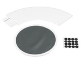 Dining Table Turntable Reusable Tabletop Slide Rail Manual Rotating Tray Round Serving Plate for V1294-YM0901-3118240225911