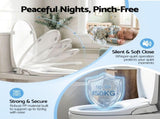 Cefito Non Electric Bidet Toilet Seat O-Shape Dual Nozzle Soft Close WaterMark DIY BIDET-N-ELEC-A106-WH