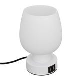 Touch Bedside Lamp Light Luxury Glass Lampshade Dimmable Modern Small Lamp Touch Control Table Lamp V1294-YM0901-3119240097411