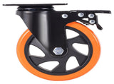Caster Wheels, 127 mm Swivel Plate Casters, Set of 4, Heavy Duty 204 kg Load Capacity Per Caster V767-VVR-PBJLCSJAZ4J4XPOVCV0