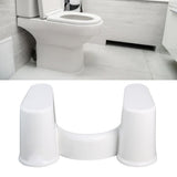 Toilet Step Stool Plastic Non Slip Multifunctional Toilet Poop Foot Stool for Home V1294-YM0901-3112240026311