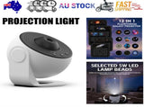 13in1 Galaxy Starry Sky Projector Night Light Rotating LED Planetarium Star Lamp V201-W13130286