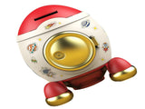 Cartoon Style Space Rocket Piggy Bank Money Bank Money Saving Jar Boys Girls Gift Romantic Pink Gold V1294-YM0703-3117230042013