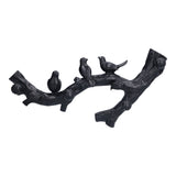 Decorative Hook Black Bird Branch Shape Three Dimensional Wall Mounted Home Decoration V1294-YM0523-3117210199712