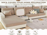 1X Sofa Cover Couch Covers Sectional Couch Covers for L Shaped Chaise Stretch 3 Cushion Couch Sofa V1366-AZ2-W-20640