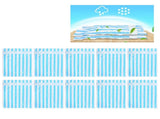 10Pcs/Set 12C Vacuum Storage Bag Space Saving Compressed Bag with 3.5cm Thread Air Inlet 100 x 80 cm V1294-YM0721-3113200209814